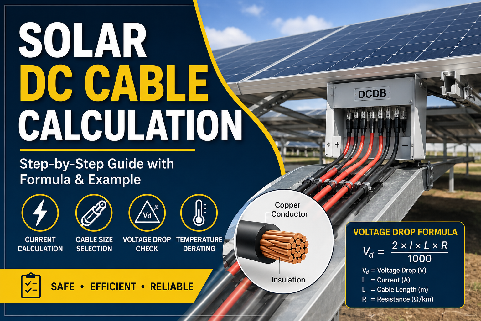 Solar DC Cable Calculation