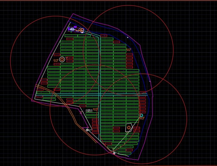 Earthing Layout CAD DWG preview